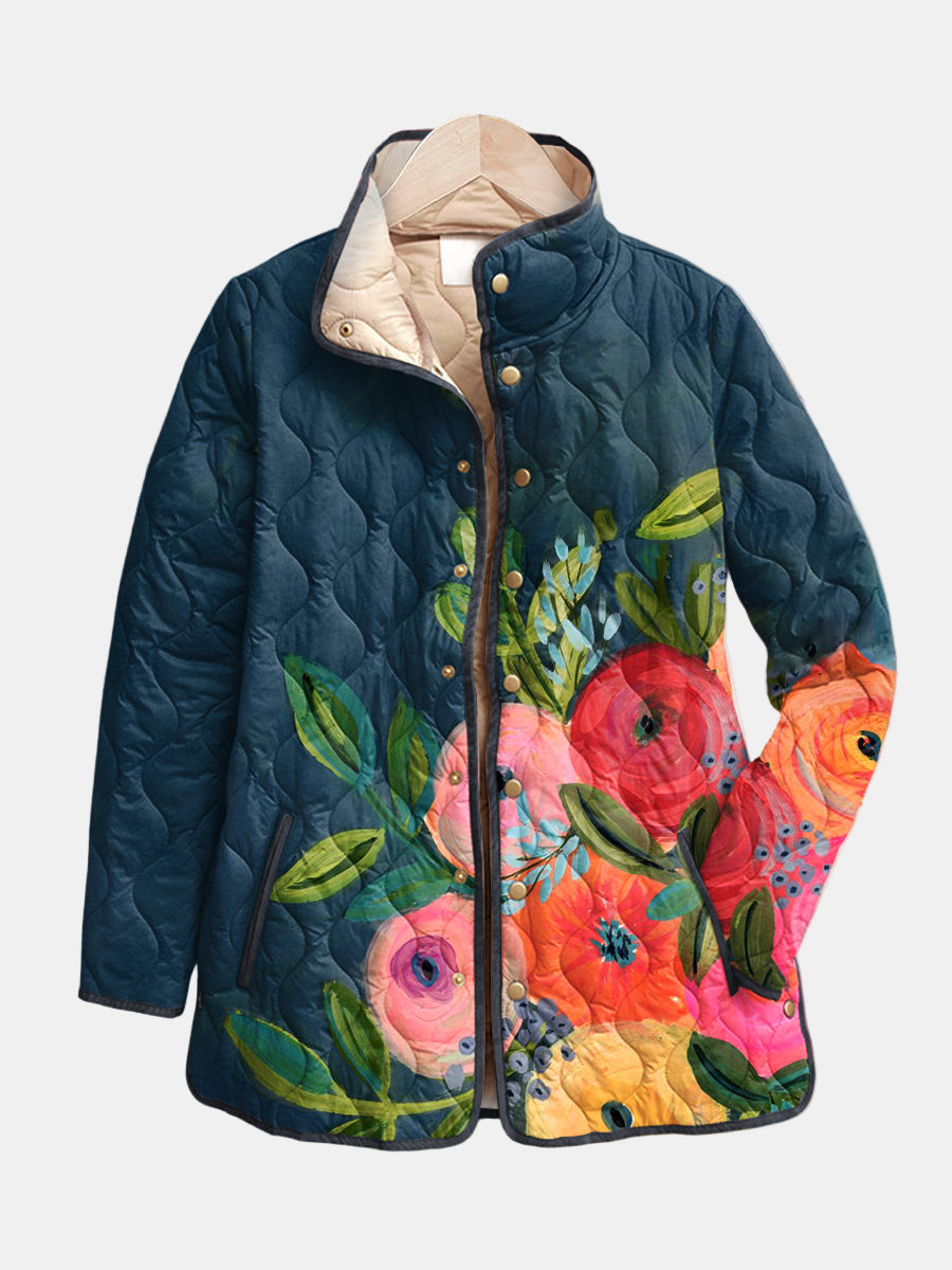 Midnight Blue Floral / 4XL