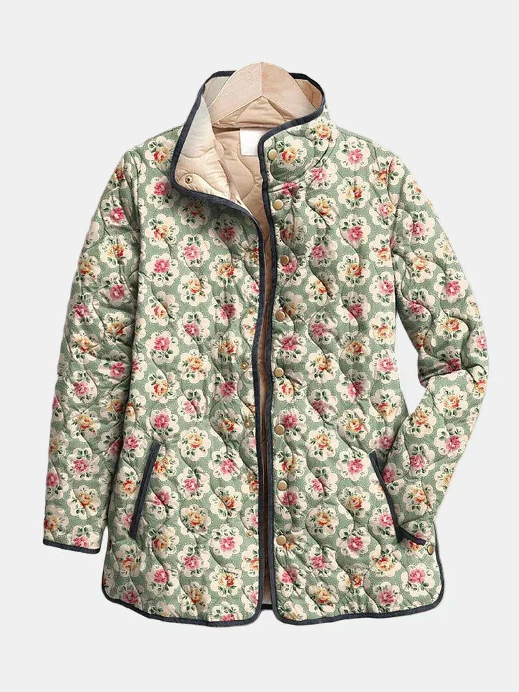 Floral Almond Green / 4XL