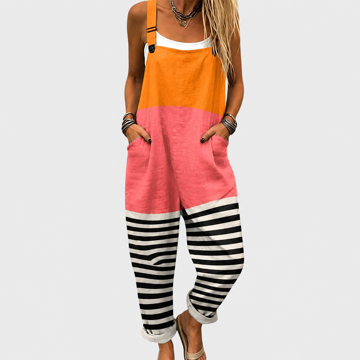 Orange Pink Black / 5XL
