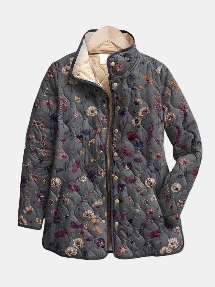 Gray with Dried Flowers / 4XL